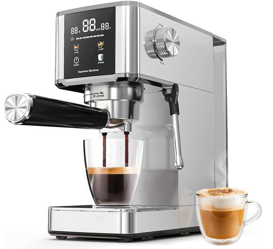 Brew Barista-Level Coffee at Home with the Kismile 20-Bar Espresso Machine