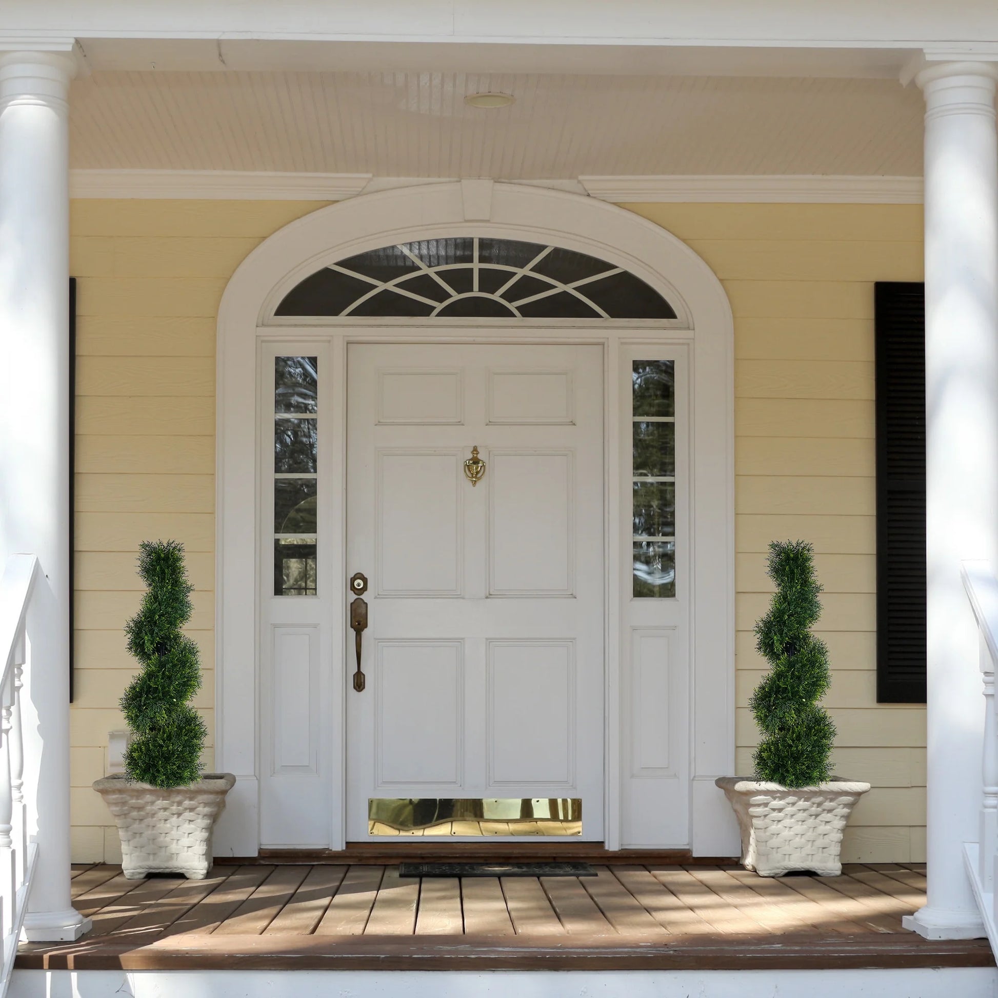 Set of 2 Spiral Topiary Cypress Trees – 3FT Indoor/Outdoor