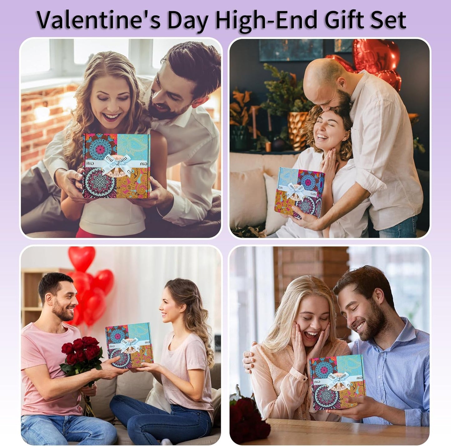 Aromatherapy Candle Gift Set – 4 Scented Candles for Relaxation & Home Comfor