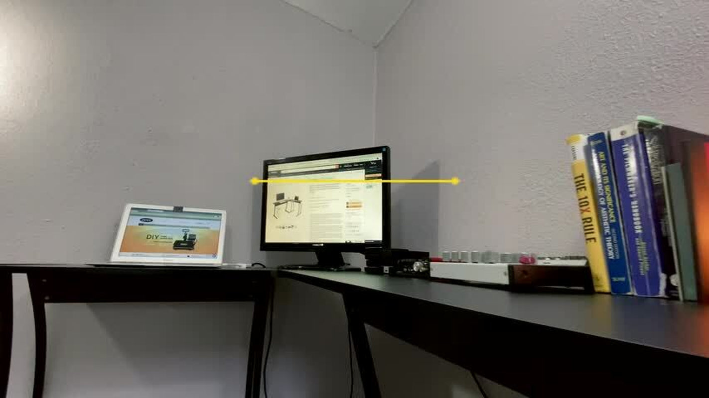 58" Computer Gaming Laptop Table L Shaped Desk Workstation Home Office Desk