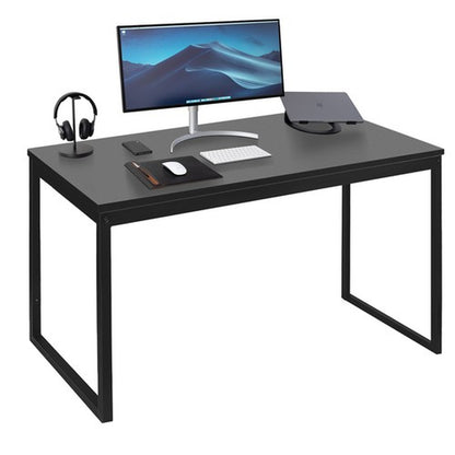 47" Computer Writing Desk Modern Study Office PC Laptop Desk Corner Table Black