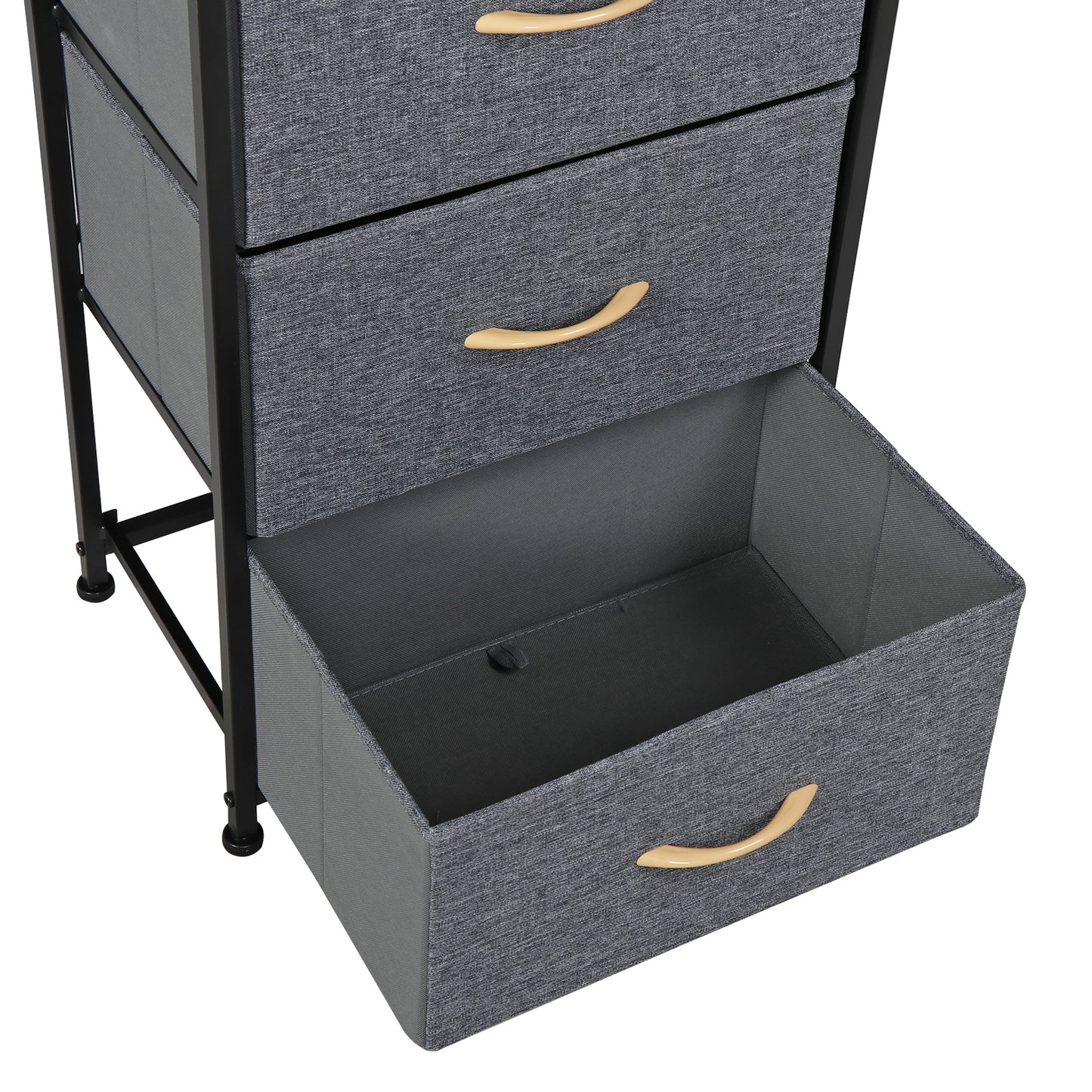 Elegant Tall 5-Drawer Dresser for Bedroom Storage and Organization