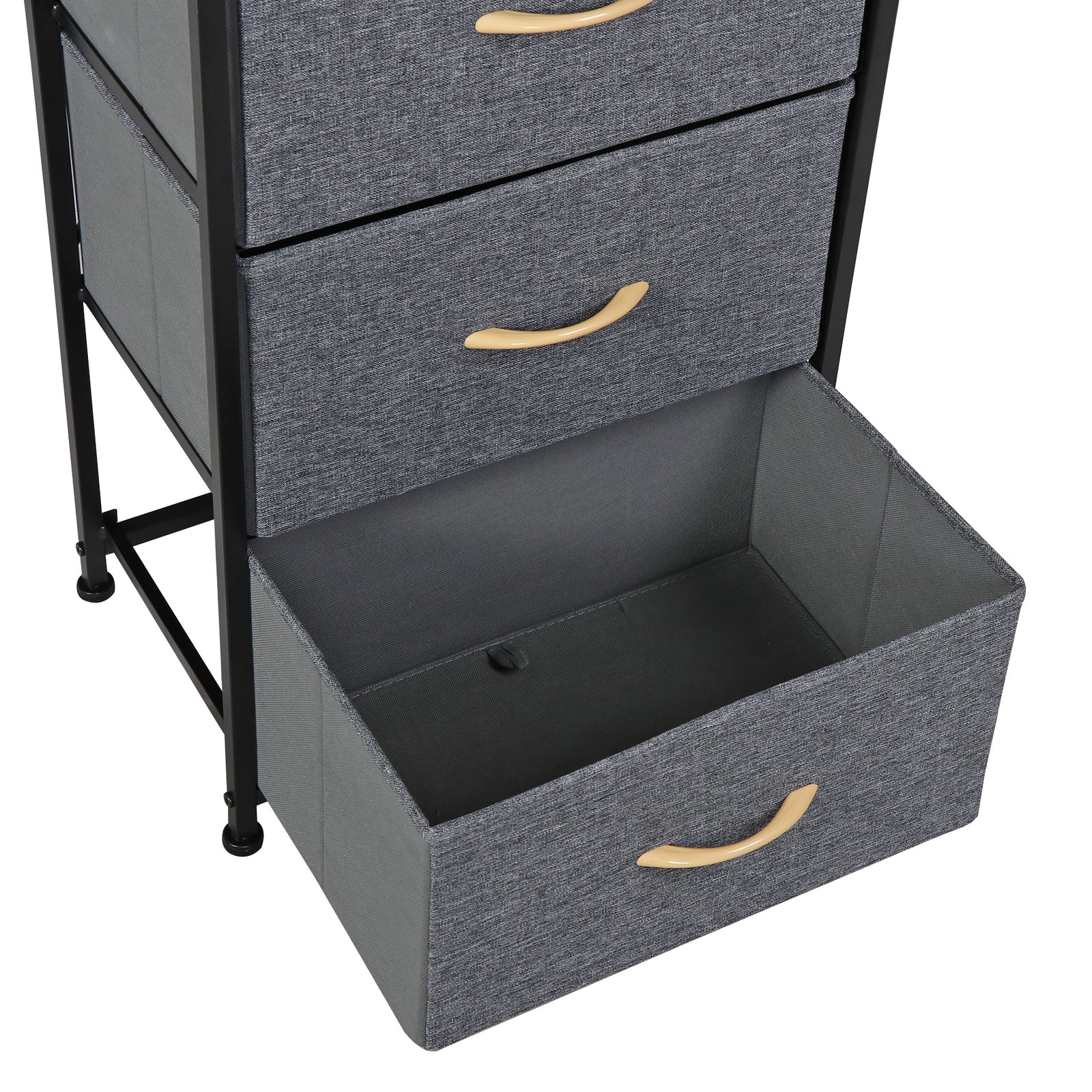 Elegant Tall 5-Drawer Dresser for Bedroom Storage and Organization