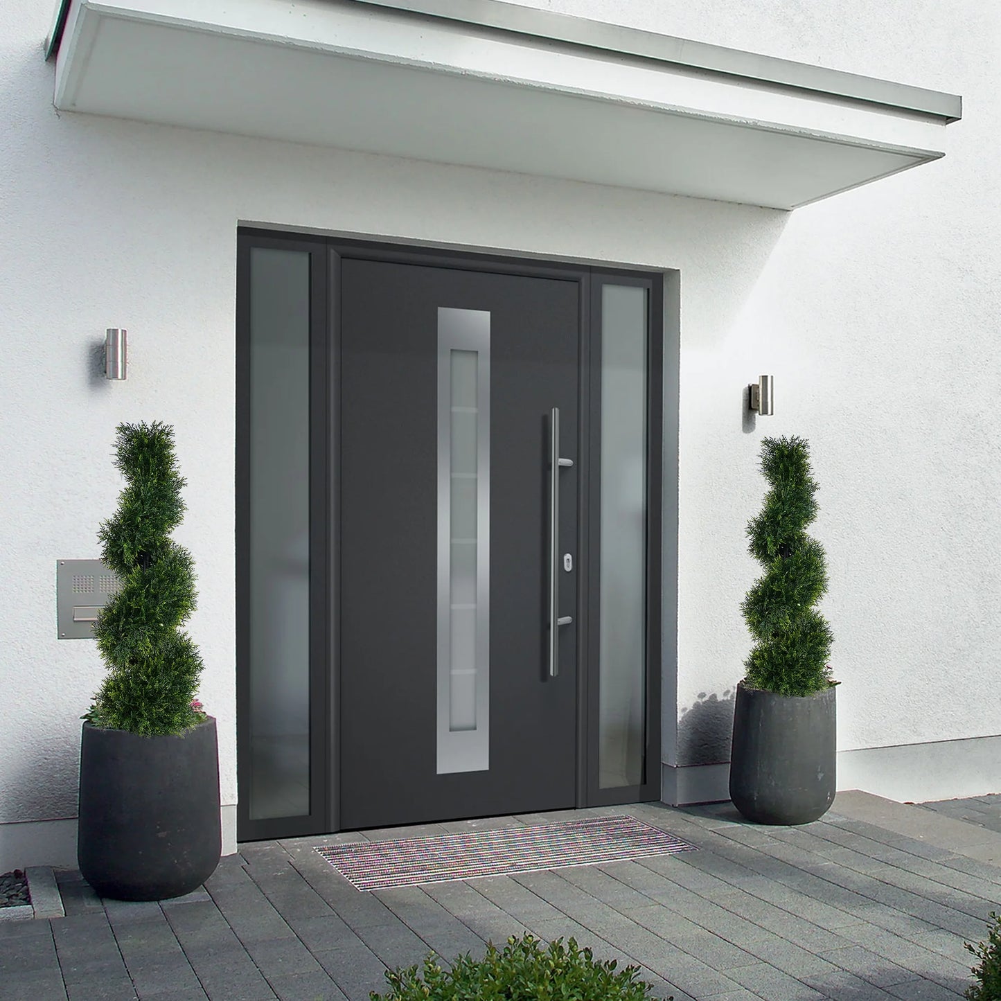 Set of 2 Spiral Topiary Cypress Trees – 3FT Indoor/Outdoor