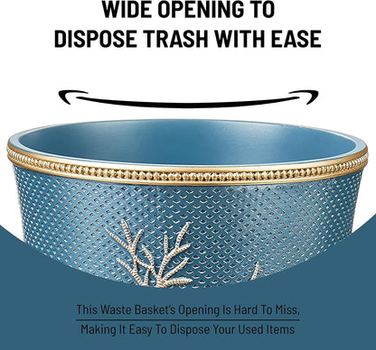  Capri, Waste Basket, Slate Blue
