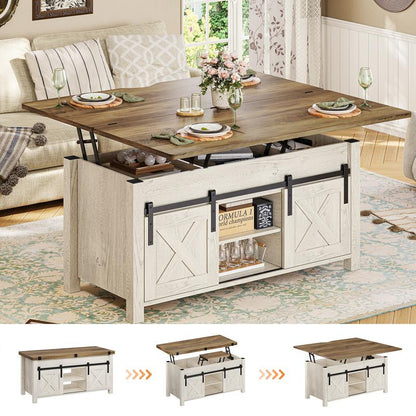  4-in-1 Lift Top Coffee Table 