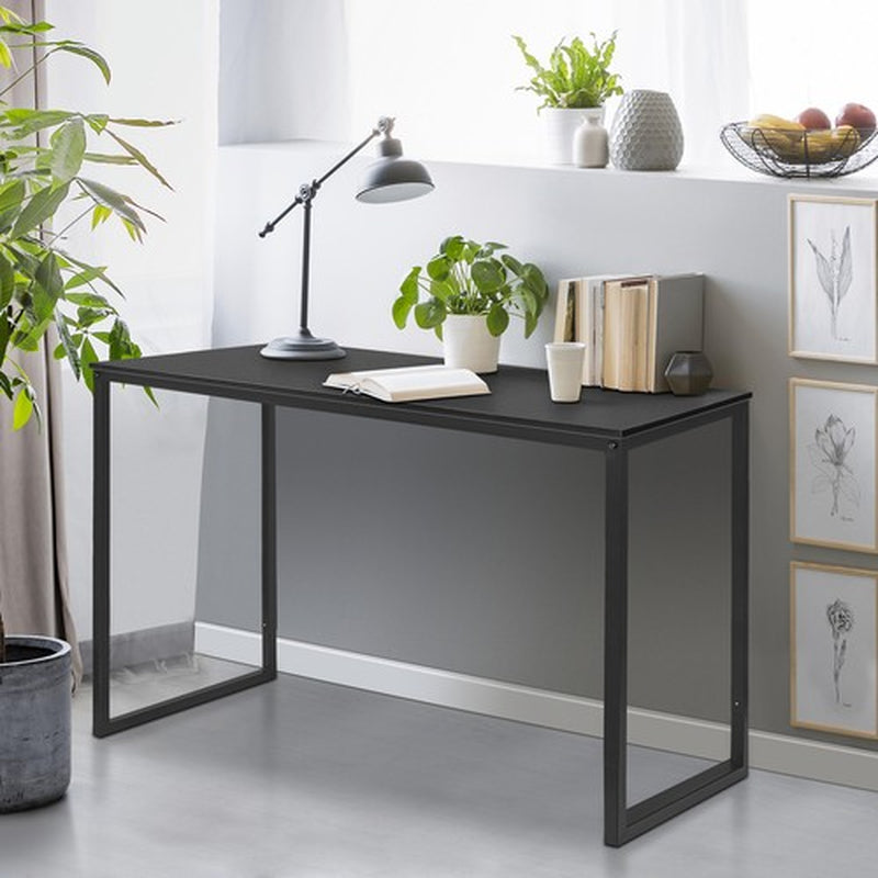 47" Computer Writing Desk Modern Study Office PC Laptop Desk Corner Table Black