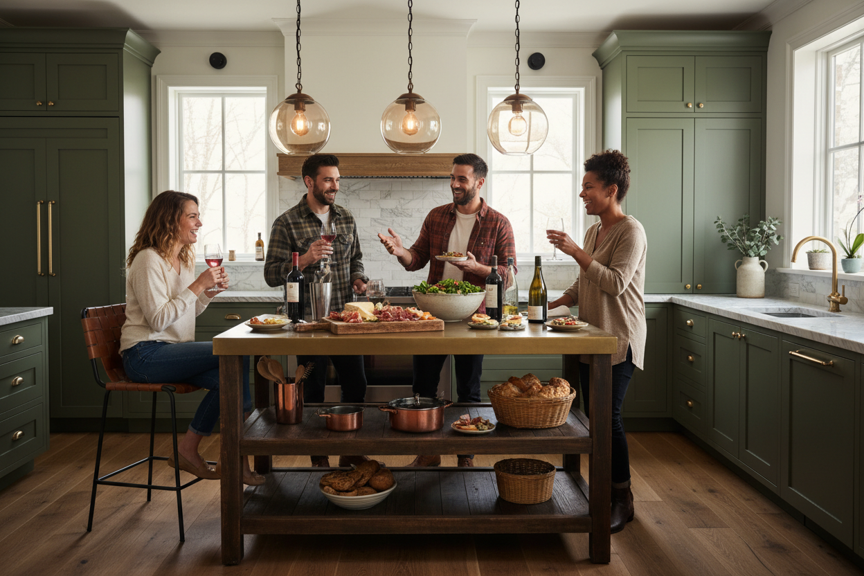 Kitchen Island Cart Lifestyle Hero Slide